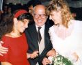 Paolo Cirino Pomicino con le figlie Claudia e Ilaria