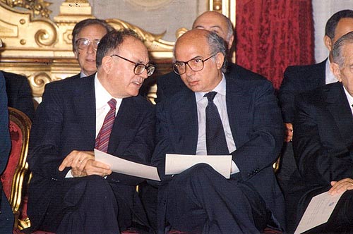 Paolo Cirino Pomicino e Rino Formica