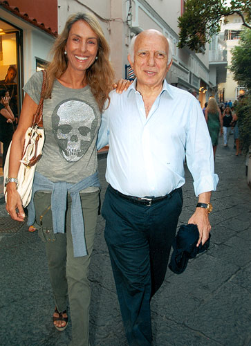 Paolo Cirino Pomicino con la  compagna Lucia Marotta